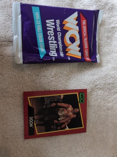 1991 WCW Doom N° 139 Trading Card - Picture 3 of 4