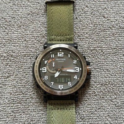 CASIO PRO TREK PRW-6600YB-3JF Solar Radio Outdoor Watch From JAPAN +