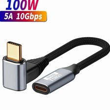 USB C 3.1 Extension Cable Type C Male to Female PD 100W 4K 60Hz Extender Cord