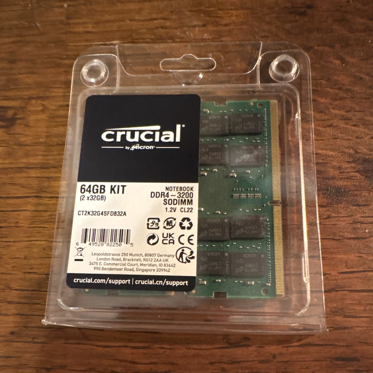 Crucial DDR4 SDRAM 64 GB Total Capacity Memory (RAM) for sale | eBay