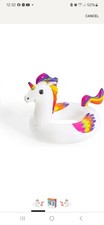 NEW-Bestway H2OGO Unicorn Animal Swim Ring pool inflatable 43 inch x 31.5 inch