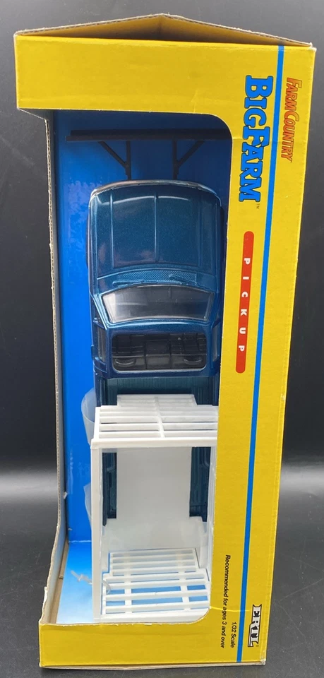 Ertl 1/32 Big Farm Country1994 Ford Pickup w/Snow Plow & Stock Rack NIB - Image 3 of 4