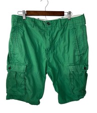 Levi's Ripstop Cargo Shorts Green Pockets Cotton Short Pants