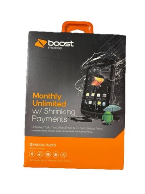 New Kyocera Hydro PREPAID BOOST MOBILE - Android 