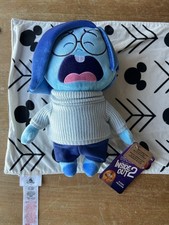 NEW Disney Pixar SADNESS Plush   Inside Out 2   Small 11'' NWT