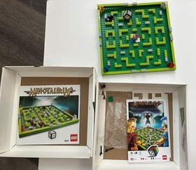 LEGO Games 3841 - Minotaurus Board Game Complete w/ Box & Manuals Dice Set Used