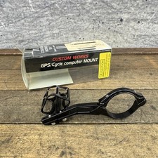 Custom Works GPS Cycle Computer Mount Pterosaur 31.8 Mm Black 40g Japan Aluminum
