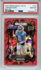 2024 Panini Prizm Draft Jaxson Dart RED ICE Prizm Rookie RC #147 PSA 10 GIANTS