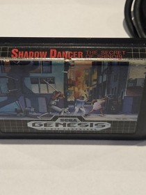 Sega Genesis & Sega CD Model 1 Console Controller 1 Game Shadow Dancer UNTESTED 