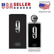 9 pm by Afnan 3.4 oz EDP Cologne for Men New In Box