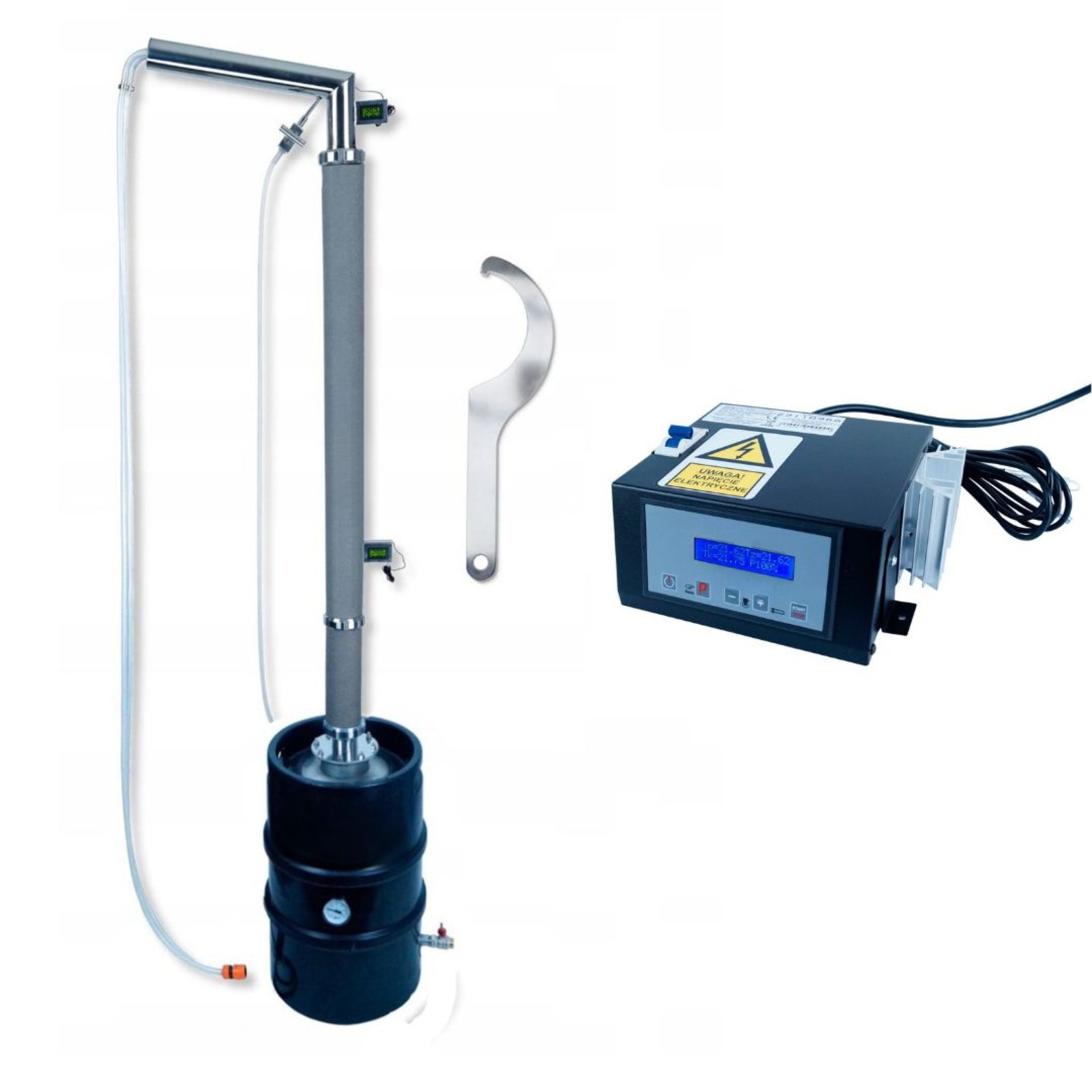Aabratek 50L Electric Still – Controller Wide Fill Port, Distillation Apparatus