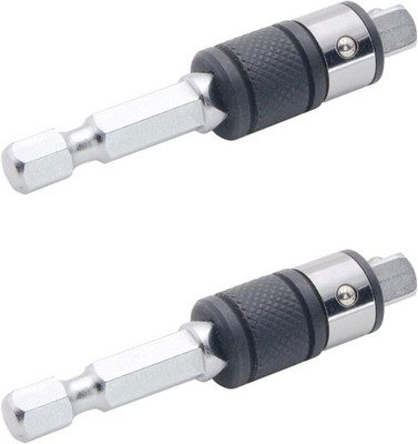 711L 2 in 1 Adapter HEX END - Swap Square Sockets For Hex Bits One Size