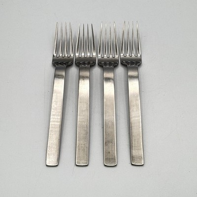 Towle Stainless TWS526 Salad Fork 4Pc Set Flatware 7-3/8