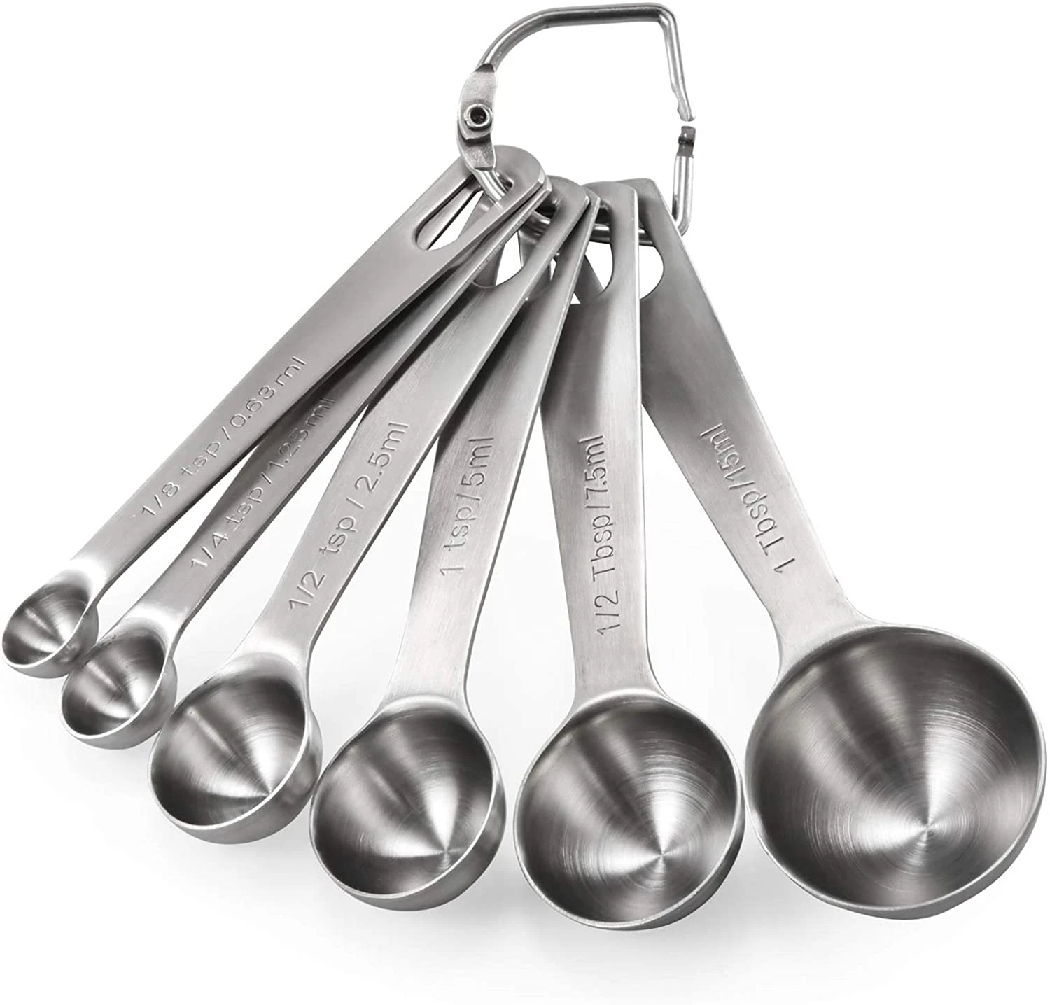 Measuring Spoons: U-Taste 18/8 Stainless Steel Measuring Spoons Set of 6 Piece: