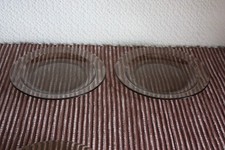 2 x ARCOROC FRENCH GLASS SIDE PLATES - PERFECT