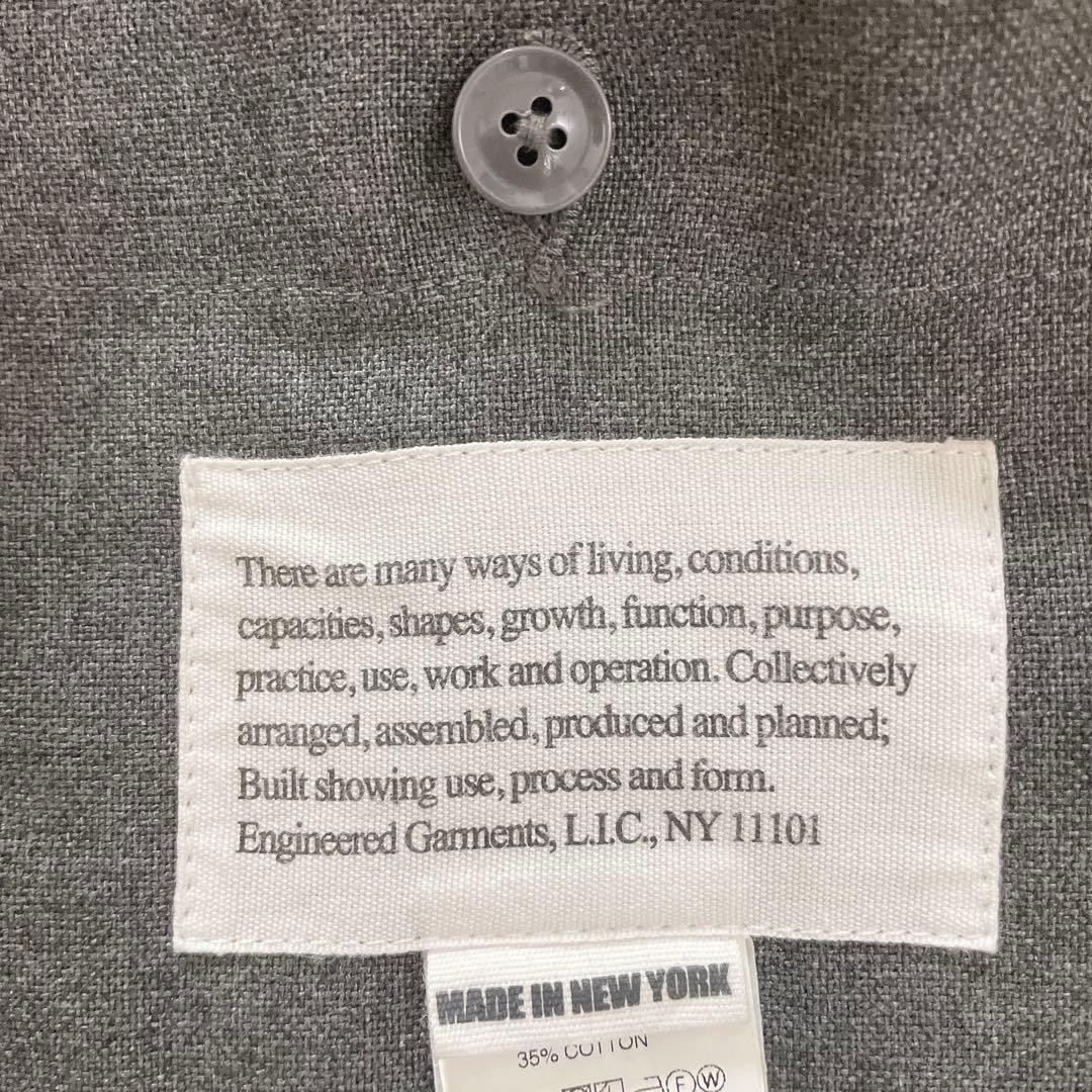 Engineered Garments Bedford Work Jacket Charcoal … - image 9