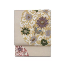 Authentic Fukuro obi formal sash - Rakuyo 260-007-508-6343