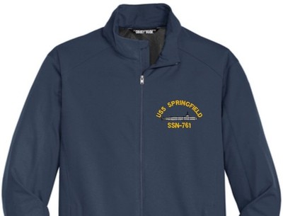 USS SPRINGFIELD SSN-761 Soft Shell Jacket.  New.  U.S. Navy