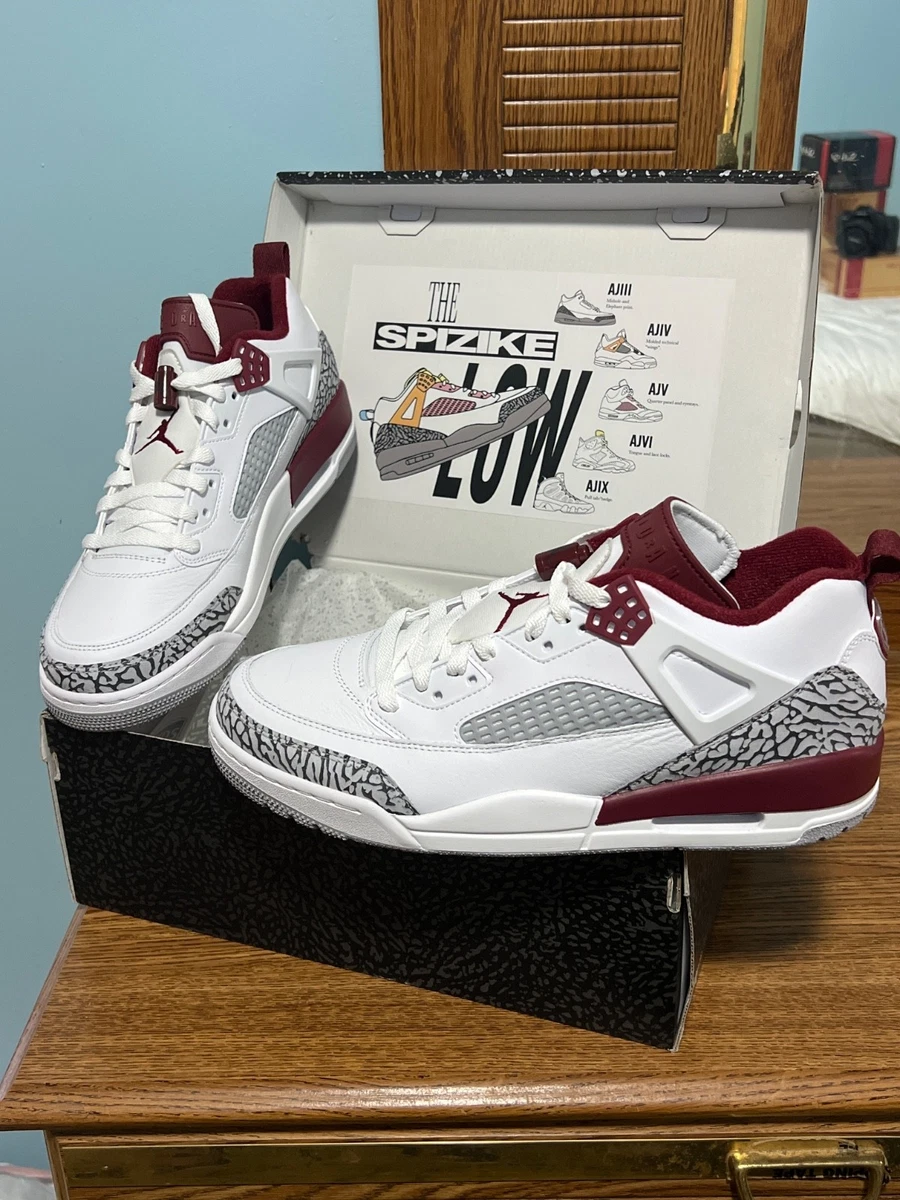 Jordan Spizike Low White Cool Grey for Sale | Authenticity
