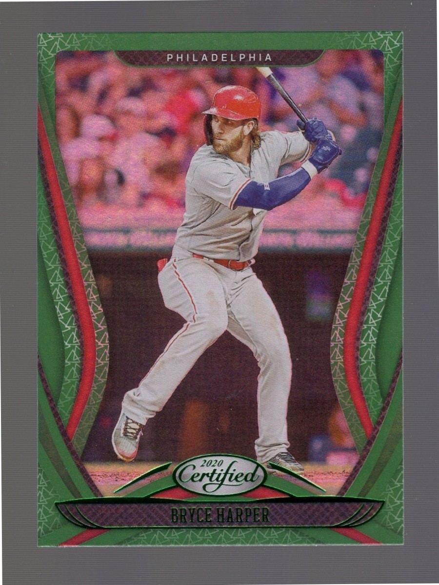 2020 Panini Chronicles Certified Bryce Harper Green #8