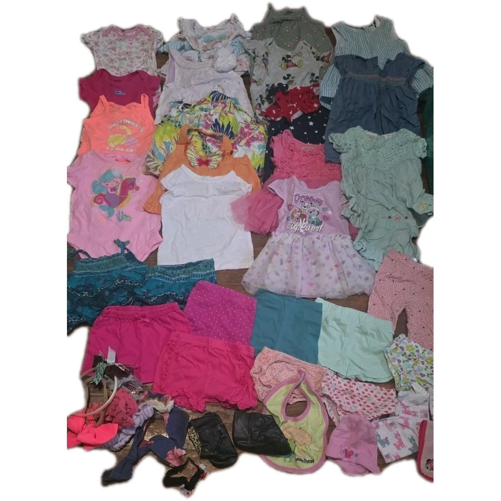 Baby Girl Clothes 3-6 Months Summer Lot S93. Mixed Bundle Tops, Shorts Headbands
Opens in a new wind