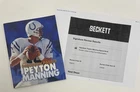 Peyton Manning Signed Autographed Football Softcover Book - Beckett BAS