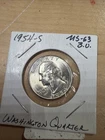 1954-S Washington Silver Quarter