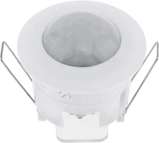 RTNLIT 110-240V Infrared Motion Sensor Switch, Recessed PIR Ceiling White 
