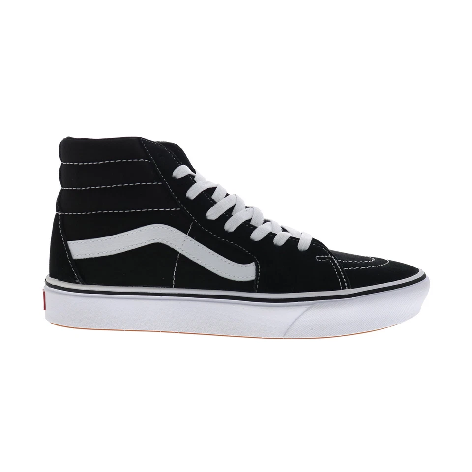 Vans Comfycush Sk8-HI VN0A3WMBVNE Hombres Negro Inspirado en el Patín Tenis Zapatos