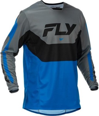 Fly Racing 379-421X Kinetic Jersey Blue /Grey/Black Extra Large