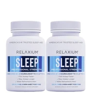 2-Pack Relaxium Sleep Natural Dietary Supplement for Better Sleep (120 Capsules)