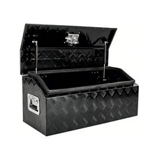 30x13x13 Black Aluminum Pickup Truck Trunk Bed Tool Box Trailer Storagelock 30x13x13 Black Aluminum Pickup Truck Trunk Bed Tool Box Trailer Storagelock