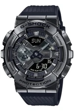 G&Shock GM-110BB-1AJF Black Metal Cover Shock-Resist Digital Men’s Watch