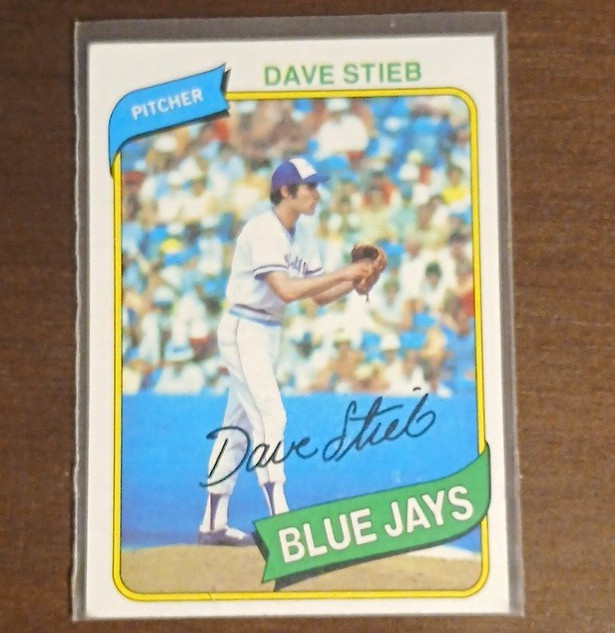 1980 Topps Dave Stieb #77 RC Rookie Toronto Blue Jays