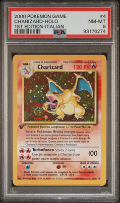 charizard pokemon card holo Charizard 2000 Pokemon Base Set 2 Holo #4 CGC Authenticated 7 Card