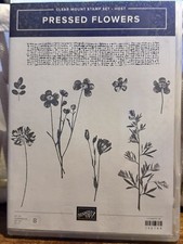 Stampin' Up Pressed Flowers Clear Mount Stamp Sets - FREE SHIPPING
