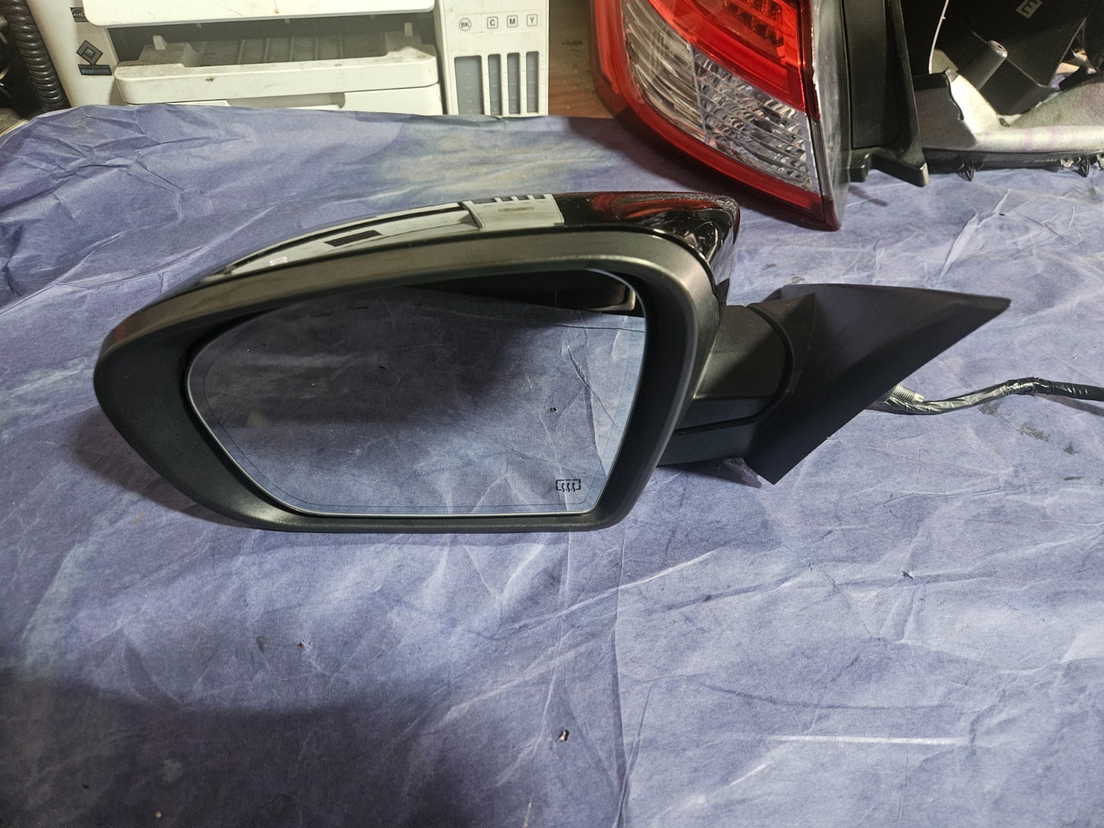 2014 - 2017 MASERATI GHIBLI LEFT SIDE VIEW MIRROR OEM