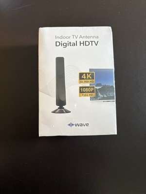 Wave Indoor TV Antenna Digital HDTV 4K Ultra HD 1080P Full HD BRAND NEW SEALED!