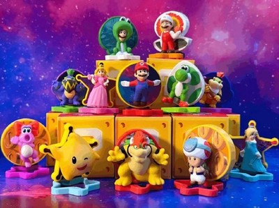 2026 MCDONALD S SUPER MARIO GALAXY TOYS COMPLETE SET OF 12 TOYS. SLL NIP!!