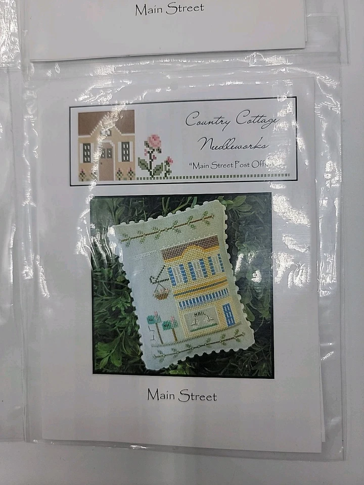 Country Cottage Needleworks Main Street Series Lot Of 6 Pattern Pamphlets New - Image 3 of 4