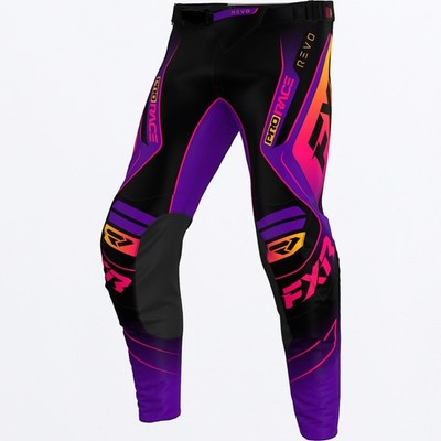 FXR Racing Revo MX Youth Pants 28 Twilight #263361-9080-28