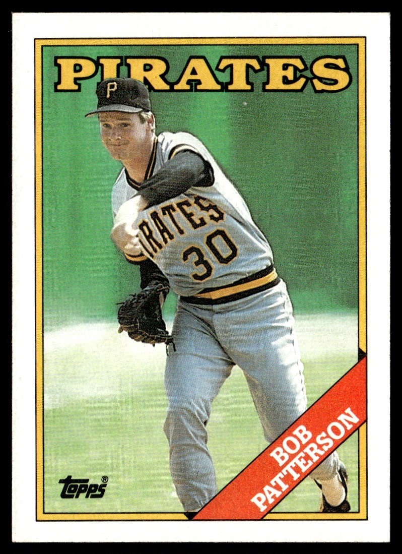 1988 Topps Bob Patterson Rookie Pittsburgh Pirates #522