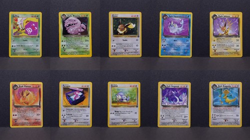 Pokemon TCG Team Rocket Set: Choose Your Card! LP to HP