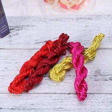 12 Rolls/Pack Colorful String Jewelry Making Cord Chinese Knotting