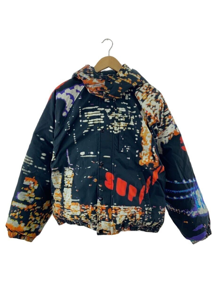 Supreme down jacket M polyester multicolor all ov… - image 1