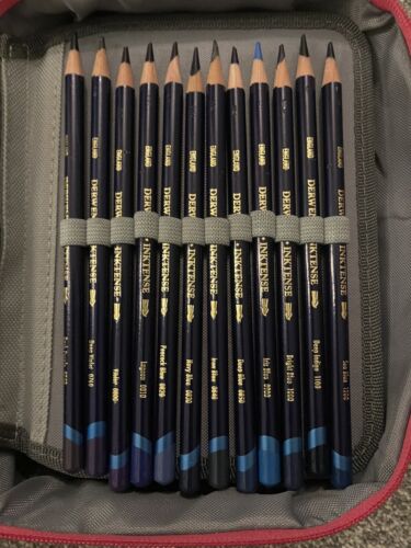Derwent 2301844 Inktense Permanent Watercolour Pencils Set of 72, in Fabric Case - Picture 5 of 8