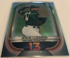 2021 Bowman Chrome Baseball Jesus Luzardo Oakland Athletics Bowman Scouts #BTP13