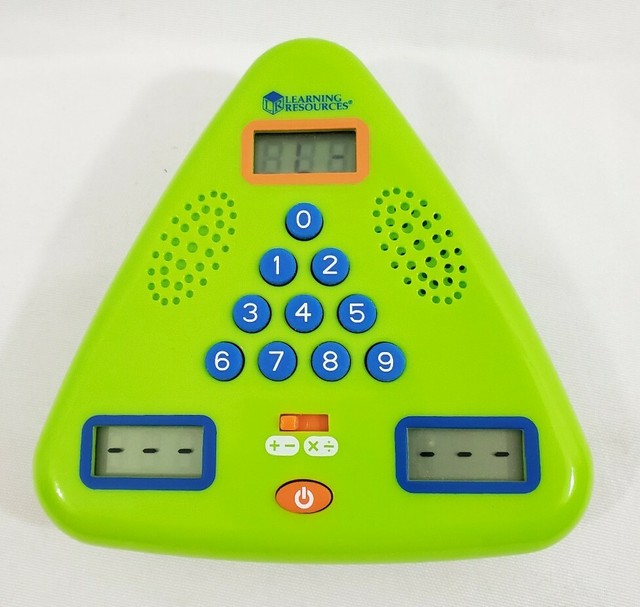 Learning Resources Minute Math Electronic Flash Card Device, Excellent