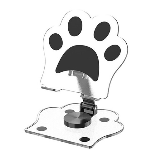 Cute Phone Stand Height Adjustable Phone Desktop Mount Acrylic Cat Claw Stand - 第 8/14 張圖片