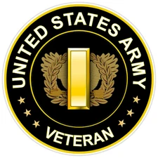 United States Army Veteran Bumper Sticker Military Vinyl Soldier Decal 5"
